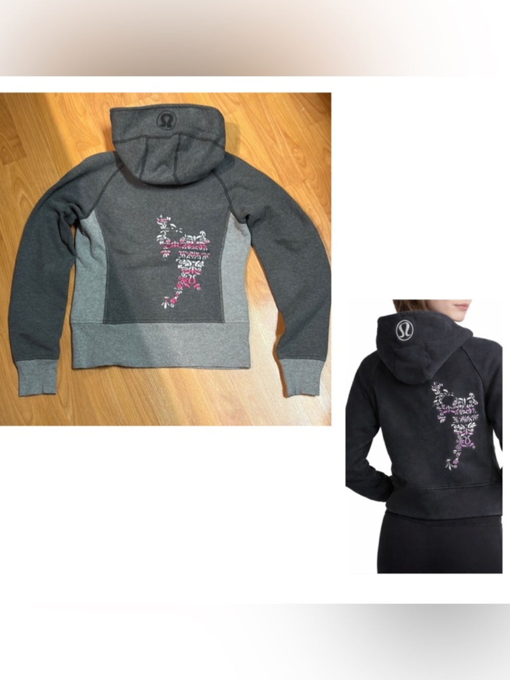 EUC Rare *Special Edition 	Remix Lulu Hoodie-Waterwall Embroidery (US 6)